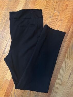 Vince Camuto Black Straight-Leg Ponte Pants